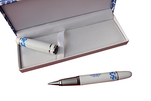 Edler Touch Pen im Porzellan Design mit 2 in 1 Kugelschreiber Stylus universal Bedienstift für alle Smartphone und Tablet mit kapazitivem Display – Dealbude24 - 4