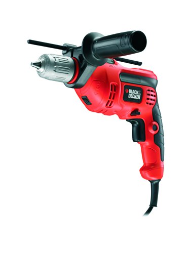 Black + Decker 550W Schlagbohrmaschine im Koffer, 13mm Schnellspannbohrfutter, Spindelarretierung, KR554CRESK - 3