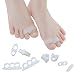 Produktbild sumifun 8/4pairs entzündeten Fußballen Relief Fuß Spacer Corrector, 4 Arten von Zehen Trenn Displayschutzfolie Foot Care, entzündeten Fußballen Pads Schmerzen zu lindern