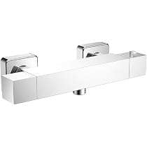 RONMX Duschsystem Mit Klaviertasten – 30x20 Cm Regendusche & Handbrause, Höhenverstellbar (Kupfer)