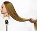 Neverland Beauty 26" Long Smooth 100% Synthetic Brown Hair Hairdressing Equipment Styling Head Doll Mannequin Training Head Tools Braiding Cutting Student Practice Model with Clamp #27 UK Stock