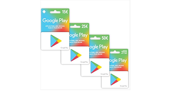 Google Play Carte Cadeau 25 Amazon Fr Fournitures De Bureau