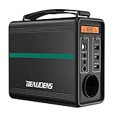 ❤3 Lademglichkeiten - Mit der integrierten MPPT-Technologie kann dieses Gerät über das Solarpanel (nicht im Lieferumfang enthalten) effizient aufgeladen werden. 4-5 Stunden vollständiges Aufladen.