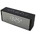 Produktbild ONVAYA® Bluetooth Lautsprecher mit Digitaluhr | 12 Stunden Akku Spielzeit & 7 Tage Standby | AUX Micro SD USB MP3 | Freisprecheinrichtung | Musikstreaming | Sound Box | Radio | Tischuhr