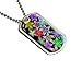 Produktbild Windrad Blume Black Dog Tag/Halskette mit Anhänger