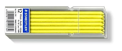Staedtler Lumocolor Omnichrom 218 - Etui 12 Mines Non Permanentes Jaune