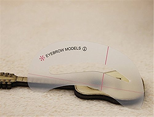 Augenbrauen Schablonen,Thrush Karte Karte Augenbrauen hilft Beauty-Tools Eyebrow Stencils DIY Template Makeup Tools Beauty Brow Drawing Guide Template Accessories (6 Stück) - 6