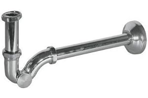 GHIDINI FAUSTINO Sifone Ad 'S' Per Bidet, In Ottone Cromato. Senza Piletta.