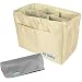 KF Baby Diaper Bag Insert Organizer (9.6 x 5.6 x 7.2 inch, Khaki) + Diaper Changing Pad Value Combo