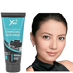 YANA INSTANT WHITENING CHARCOAL FACE WASH / FACE WASH FOR BOYS GLOWING SKIN