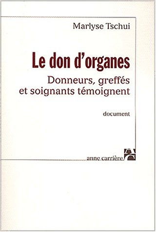 couverture de : Le don d'organes