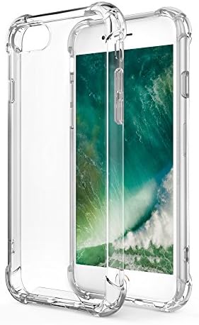 iPhone 8 Plus Transparent Bumper Cases - Zonciny Crystal Clear iPhone 7 Plus Case Shock-Absorption Protective Cover Case iPhone 7/8 Plus Soft TPU Case