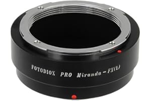 Fotodiox Pro Adaptor de Montura de Lente para Lente Miranda a Cámaras Fujifilm X Mirrorless