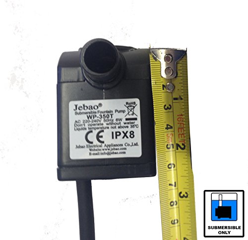 Jebao 350L/hr Teichpumpe Wasserspielpumpe #WP350 - 4
