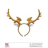 Niedlicher Weihnachts - Haarreif - Renntier mit Ohren in hellbraun / Renntiergeweih