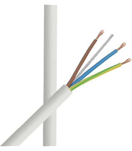 10 Meter Kalitec H05VV-F Schlauchleitung 5x1,5 Mm² – PVC Kabel Für Innenbereich, Flexibel, 5-adrig Mit Schutzleiter