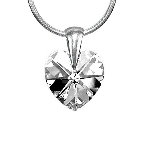 Silvego LSW165P - Colgante Corazón Swarovski® Cristal Plata 925