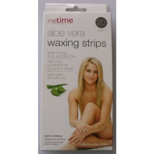 Pack of 20 Waxing Strips (Aloe Vera)