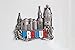 Produktbild Stylischer Metall-Magnet für den Kühlschrank, Küchen-Magnet, einzigartiges Design, Heimdeko, Urlaubs-Souvenir, Geschenk aus Paris, Venedig, Rom, Prag, Barcelona, Amsterdam, New York, Dubai, Thailand, Prague