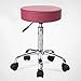 Produktbild RXGY Rollhocker Drehhocker 45-55 cm Höhenverstellbar Arbeitshocker 360° Drehbar Drehhocker Polsterflächerollhocker Für Massage Beauty Hairdressing Maniküre,c