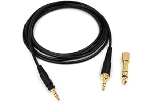 Taoricen Cavo audio Compatibile con Panasonic Technics EAH-DJ1200 Cuffie, Cavo per Cuffie con 6,35 mm Adattatore (2 m)