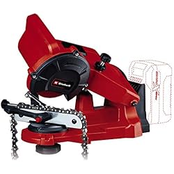 Einhell Affûteuse de chaîne de tronçonneuse sans fil GE-CS 18 Li Solo Système Power X-Change (18V, Dispositif de serrage, Livrée avec 1 meule abrasive) VERSION SOLO LIVRE SANS BATTERIE NI CHARGEUR