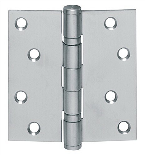 Preisvergleich Produktbild Kugellager-Türscharnier käntig L.76mm B.76mm Edelstahl ausziehbarer Stift