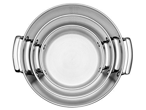 Kopf 124856 Harmony 3-piece cooking pot set, stainless steel