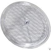 FEYZAYAPI Doğalgaz Havalandırma Cam Menfezi Şeffaf &Ccedil;ap 18 Cm