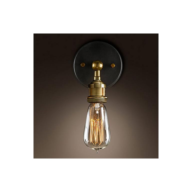 Cozyle Vintage Cobre Industrial lámpara de pared de metal - Decohogaria