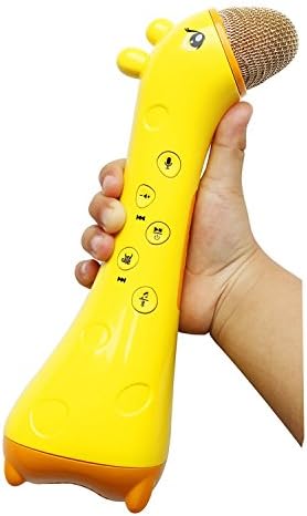 Magic Kids Karaoke Microphone Wireless Bluetooth Singing Toy for Children 2-12 year Baby Toddler Palm KTV Speaker Holiday Gifts