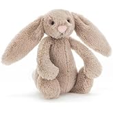 Jellycat Beige shy rabbit (small) - L: 8 cm x L: 9 cm x H: 18 cm