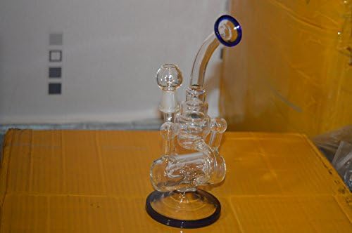 Small Mini 24cm Scientific Bent Neck Cylinder Capsule Nail Bowl Side Ear Boxer Tubes Honeycomb Diffuser Percolator Bulb Rig Airflow Dab Tube Glass Water/Pipe/Bong/Sisha/Hookah