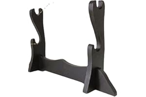ANSO 1pcs Mini Samurai Sword Katana Tanto Stand Holder Display Rack Bracket 1~3 Tier (2 Tier)