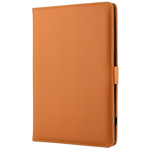 iProtect Kunstleder Tasche für MEDION LIFETAB Schutz Hülle Case mit Stylus PEN für S10334 MD98811 10,1 Zoll braun - 7