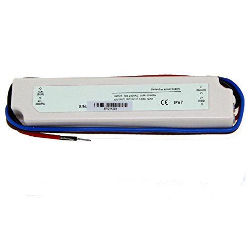 Preisvergleich Produktbild LED Netzteil 12V 20 Watt 1.67A IP67 wasserdicht