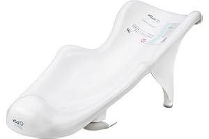 Vital Baby Hygiene Perfectly Simple Bath Support - Everyday Basic Bath Support - Strong & Lightweight - Suction Cups for Ultimate Security - BPA. Phthalate & Latex Free - 0 Months+ - White