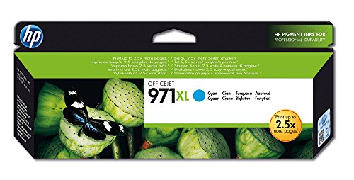Obtener HP CN626AE 971XL Cartucho de Tinta Original de alto
rendimiento, 1 unidad, cian en Amazon