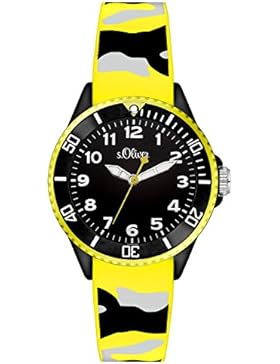 s.Oliver Unisex-Armbanduhr Analog Quarz Silikon SO-3284-PQ