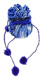 JaipurSe blue silk potli bag for gift keepsakes