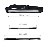 Sport Hüfttasche, Flycool Laufgürtel elastische Gürteltasche Bauchtasche Running Belt mit Kopfhöreranlass für Handy und Reflexstreifen für Nachtsichtbarkeit - 7