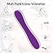 Produktbild Vibrator für Frauen und Paare, Silikon-Vibrator für Klitoris und G-Punkt-Stimulation, Sexspielzeug - wiederaufladbar, leise, lila