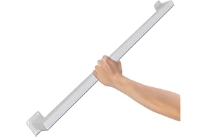 JUNVSTOR Corrimano Moderno Bianco per Ringhiera per Scale per Interni ed Esterni, Ringhiera Quadrata per Montaggio a Parete Ringhiera per Maniglione in Ferro Battuto, Kit Completo, 1m 1.5m 2m 2.5m 3m ( Size :