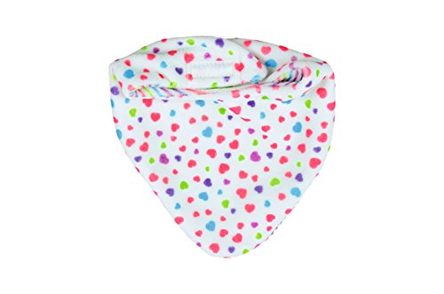 Döll Baby Girls Dreiecktuch mit Klett zum Wenden Nicky Neckerchief, White (raspberry Sorbet 2210), 1 (Manufacturer size: 1)