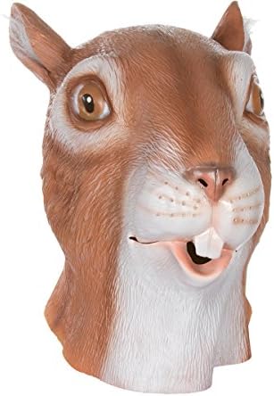 Halloween Party Costume Latex Squirrel Mask by Capital Costumes