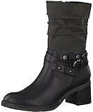 s.Oliver [Women] Damen Stiefel, Biker Boots, Farbe: schwarz (BLACK COMB), Damen-Schuhe