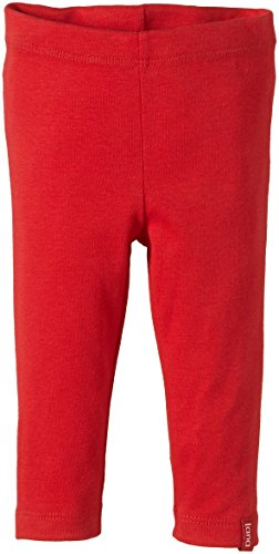 Lana Natural Wear Baby Girls Legging Paula Plain Leggings, Red (tomate 455), 6-12 months (Manufacturer size: 74/80)