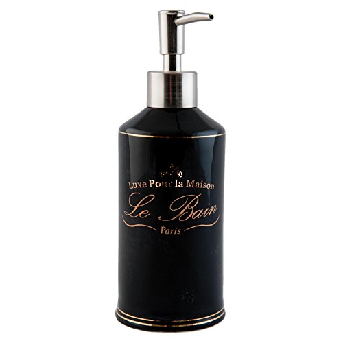 Seifenspender Lotionspender Keramik schwarz Luxe pour la Maison *Le Bain Paris*
