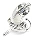 Produktbild FeiGu Männlich Edelstahl Peniskäfig Keuschheitsgürtel für Männer Keuschheit with Catheter & Anti-off Ring (45mm Ring) 179