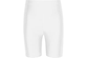 BOOM Prime Girls Lycra Cycling Shorts Kids School Dance Children PE Gym Sport Running Active Casual Wear Shorts 5-14 Years Old